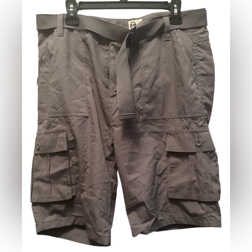 COPPER DENIM - Men's Gray Cargo Shorts